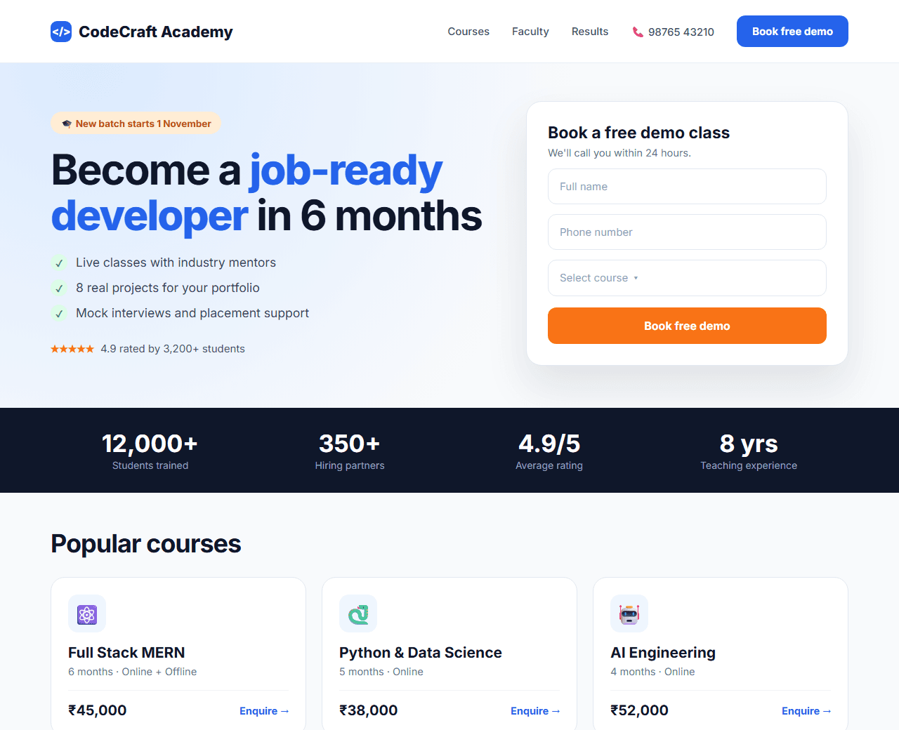 Coaching Institute & Online Course built from this AI prompt
